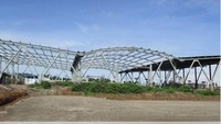 Pasar Motaain dengan biaya Rp 14,24 miliar, progres fisik sudah 86,76%, ditargetkan rampung 2018. Istimewa/Dok. Kementerian PUPR.