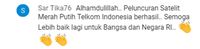 Komentar Netizen di Peluncuran Satelit Merah Putih