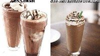Positif saja, mungkin Ice Chocolate Blended ini dibuat dari campuran es dan cokelat import. Foto: Istimewa