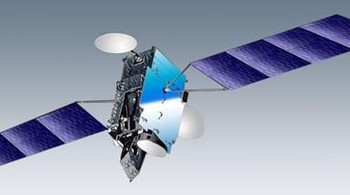 Satelit Palapa-D dibuat oleh perusahaan Prancis bernama Thales Alenia Space. Satelit yang dikelola oleh Indosat ini diluncurkan pada 31 Agustus 2009 dan akan mengorbit hingga tahun 2024. (Foto: Space Techno Information)