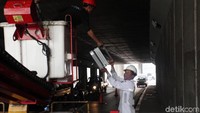 Perbaikan lampu penerangan di underpass Tanah Abang itu untuk pemeliharaan dan perawatan yang rutin dikerjakan oleh para pekerja Sudin Perindustrian dan Energi.