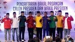 Gaya Kompak Koalisi Jokowi: Sneakers, Kaus Putih, hingga Peci