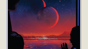 Menikmati langit penuh planet di Trappist-1e. Foto: NASA