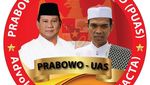 Foto: ACTA Pamer Poster Prabowo-Ustaz Abdul Somad
