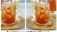 Kalau es teh manis harganya Rp. 3.000,- tapi Ice Tea punya harga Rp. 15.000,- mungkin sendok dan gelasnya lebih mahal ya. Foto: Istimewa