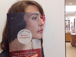 Kreatif! Ketika Wajah Menyatu dengan Sampul Buku