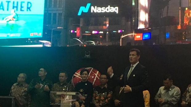OJK Buka Perdagangan Saham Bareng Nasdaq