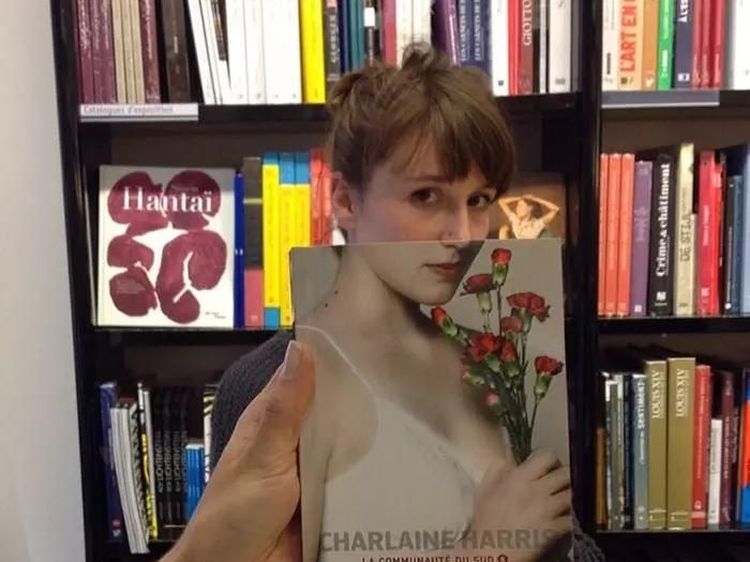 Kreatif! Ketika Wajah Menyatu dengan Sampul Buku