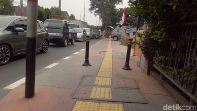 Ini Lokasi Pejalan Kaki Dipukul Pemotor di Trotoar Jatiwaringin