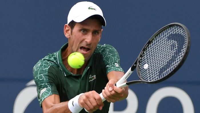 Novak Djokovic sukses melewati babak pertama turnamen Rogers Cup (Foto: Dan Hamilton-USA TODAY Sports) Novak Djokovic sukses melewati babak pertama turnamen Rogers Cup (Foto: Dan Hamilton-USA TODAY Sports)