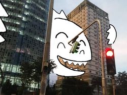 Keren! Doodle Godzilla Beraksi Ini Dibuat Pakai Ponsel