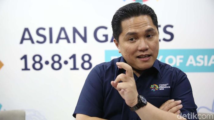 Erick Thohir, ketua INASGOC (Agung Pambudhy/detikSport) Erick Thohir, ketua INASGOC (Agung Pambudhy/detikSport)