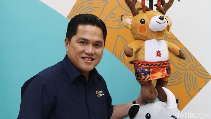 Ketua INASGOC, Erick Thohir (Agung Pambudhy/detikSport) Ketua INASGOC, Erick Thohir (Agung Pambudhy/detikSport)