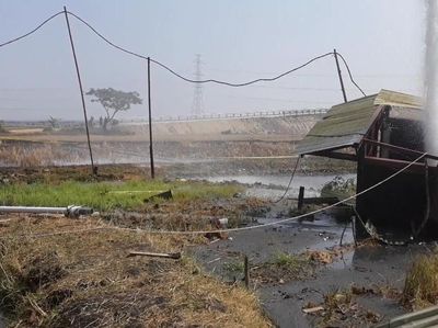 Penampakan Berkah di Balik Semburan Air Pasir 30 Meter