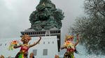 Potret Ritual Pamungkas Sebelum Peresmian Patung GWK