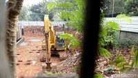 Meski ada sejumlah alat berat di lokasi, namun belum ada tampak pembangunan di lokasi. Agung Pambundhy/detikcom/File.