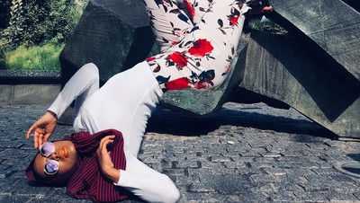 Foto: Bertubuh Lentur, Pose Hijabers Ini Bikin Ngilu