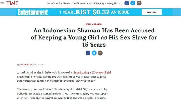 Kasus Wanita Diculik Dukun Selama 15 Tahun Jadi Sorotan Dunia
