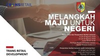 Posisi untuk kategori Management Trainee (Trans Retail Development Program/TRDP) dengan sayarat S1 semua jurusan, pria/wanita usia maks 28, fresh grad/maks pengalaman 2 tahun, proaktif, inovatif, berjiwa enterpreneurship, beradaptasi jam kerja, bersedia ditempatkan di seluruh Indonesia, KTP Jember, memiliki kartu AK-1. Pool/Transmart.