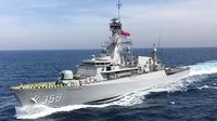 KRI Usman Harun, salah satu kapal perang jenis korvet milik Indonesia. 