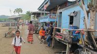 Penduduk di Desa Komodo (Afif Farhan/detikcom)