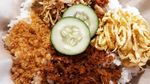 Sarapan Mantap, Nasi Langgi dengan Lauk Empal hingga Telur Dadar