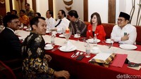 Pertemuan digelar di Restoran Plataran Menteng, Jl HOS Cokroaminoto No 42, Menteng, Jakarta Pusat, Kamis (8/9/2018).