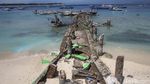 Kerusakan Akibat Gempa di Gili Trawangan