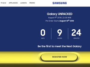 Begini Cara Nonton Peluncuran Galaxy Note 9
