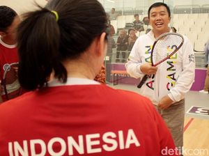 Menpora Tinjau Kesiapan Timnas Squash