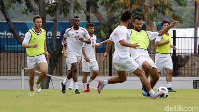 Timnas Palestina Jalani Sesi Latihan Jelang Asian Games