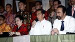 Momen Jokowi Deklarasikan Cawapres Maruf Amin