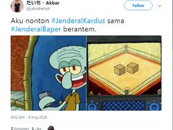 Meme Kocak #JenderalKardus vs #JenderalBaper