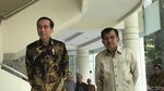 Senyum Jokowi Usai Bahas Pilpres dengan JK