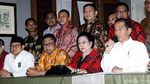 Momen Jokowi Deklarasikan Cawapres Maruf Amin