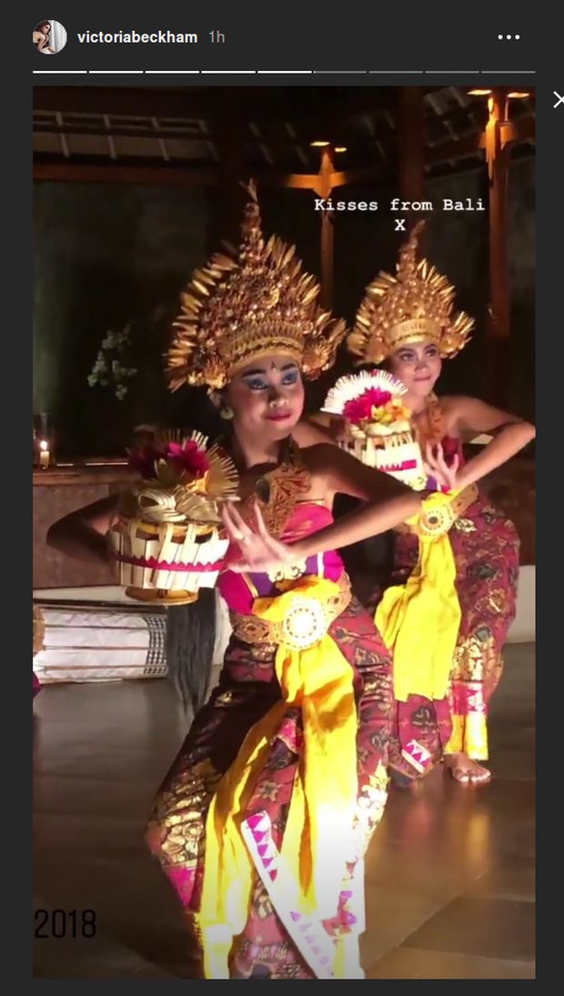 Saat Keluarga Beckham Tersihir Tarian Bali
