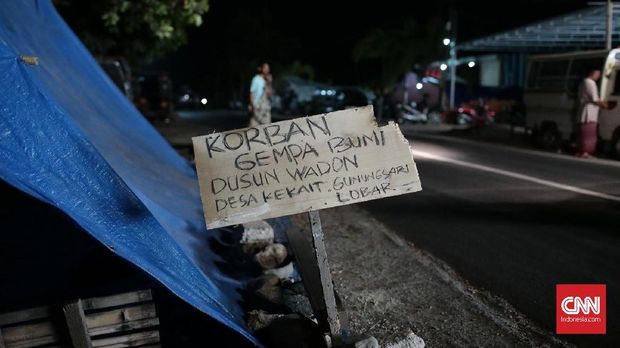 Masa Tanggap Darurat Gempa Lombok Berakhir 25 Agustus