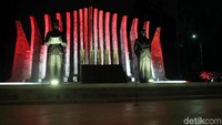 Sejumlah sebelumnya tampak ramai tampak mulai membubarkan diri.