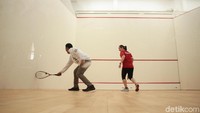 Dalam pertandingan ini Imam Nahrawi kalah oleh timnas Squash.