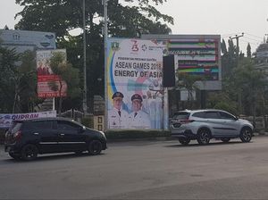 Duh! Spanduk Promosi Milik Pemprov Banten Tertulis Asean Games