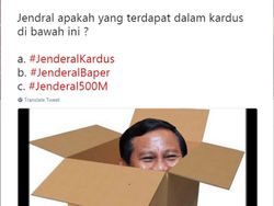 Meme Kocak #JenderalKardus vs #JenderalBaper