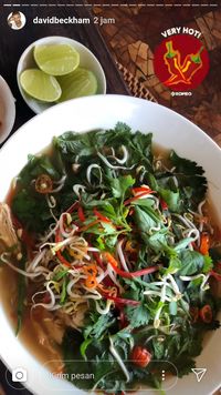 Lagi di Bali, Ini Masakan yang Dibuat David Beckham dan Keluarganya 