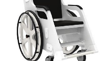 Mereka juga membuat kursi roda dari bahan kardus daur ulang. (Foto: Cardboard Technologies)