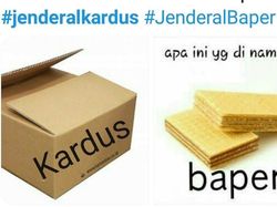 Meme Kocak #JenderalKardus vs #JenderalBaper