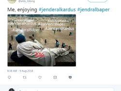 Meme Kocak #JenderalKardus vs #JenderalBaper