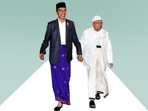 Jadi Cawapres Jokowi, Begini Elektabilitas KH Maruf Amin