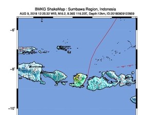 BNPB: Gempa 6,2 SR di NTB Susulan dari Gempa 7 SR