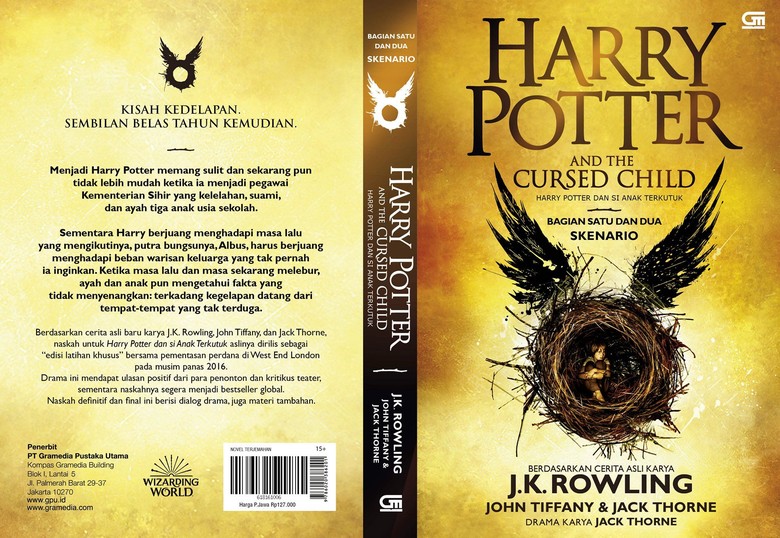 Buku 'Harry Potter dan Si Anak Terkutuk' Terbit di Indonesia 17 September