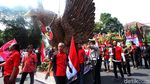 Pawai Pendukung Jokowi-Maruf Amin di KPU