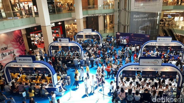 Suasana Singapore Airlines-BCA Travel Fair (Kurnia/detikTravel) Suasana Singapore Airlines-BCA Travel Fair (Kurnia/detikTravel)